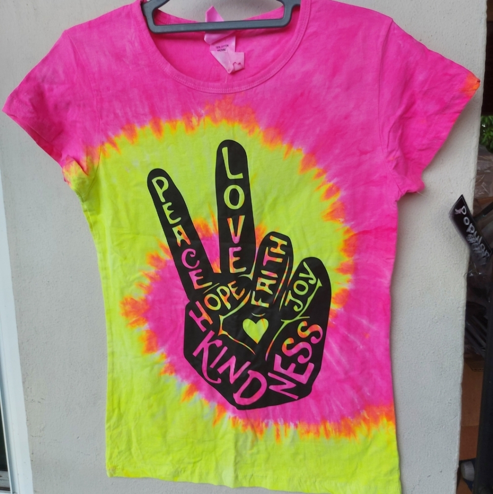 Tie dye womens t-shirt